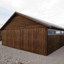 Bilde av Stålbygg med trekledning