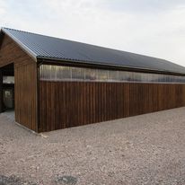 Bilde av Stålbygg med trekledning