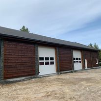 Bilde av Stålbygg med trekledning